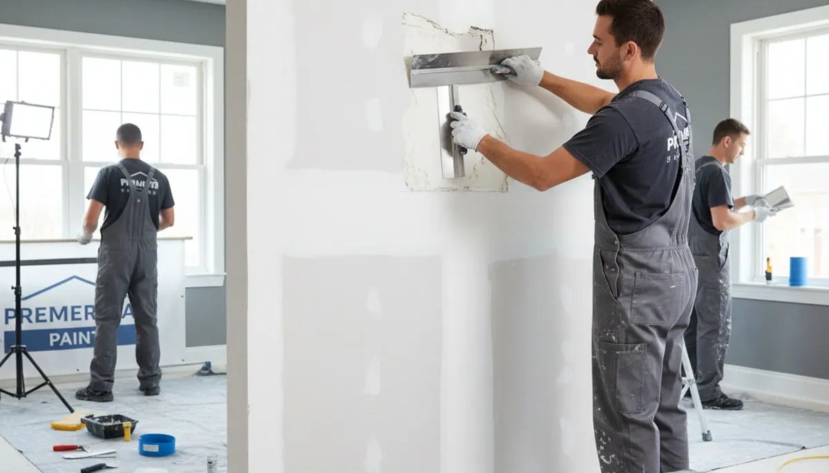 Professional drywall repair and wall restoration in Grand Rapids, MI home interior