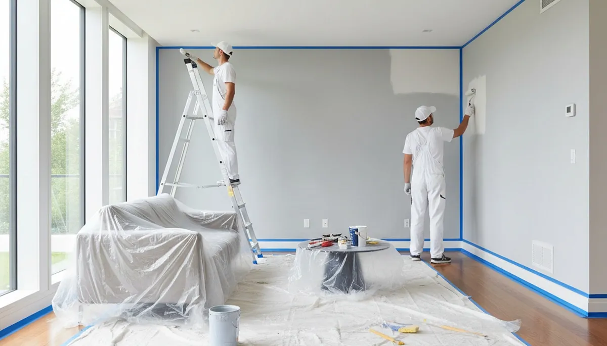 Professional interior house painting in Grand Rapids, MI with expert color and smooth wall finishes